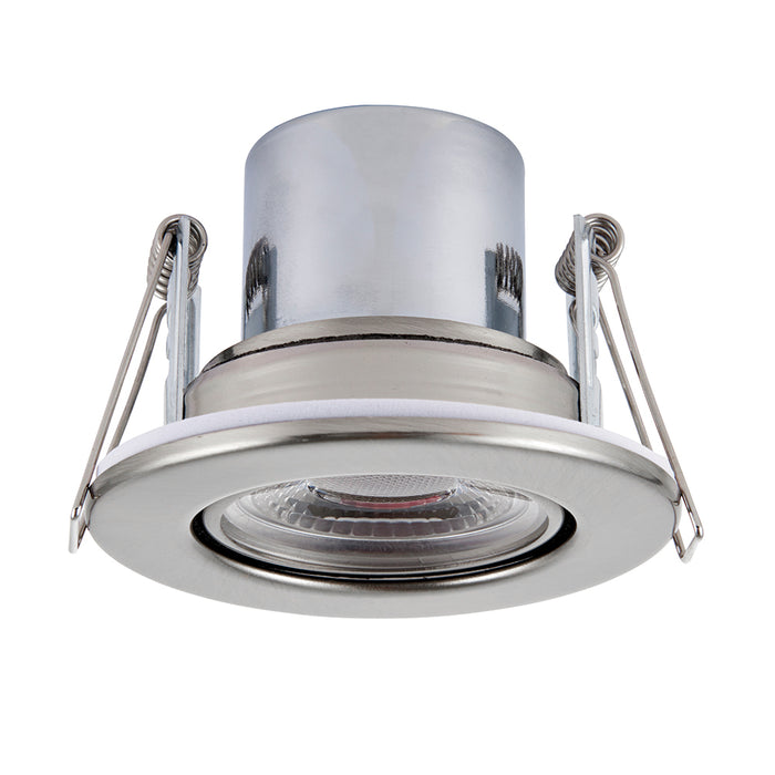 Saxby 78524 ShieldECO 800 Tilt 8.5W Warm White, Chrome plate