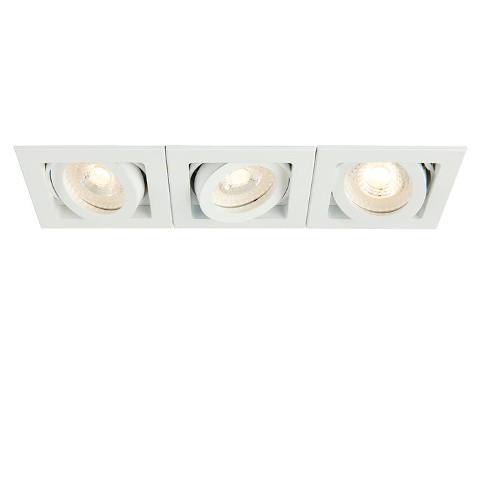 Saxby 78532 Xeno Triple (3-Light) Spotlight 7W - Matt White