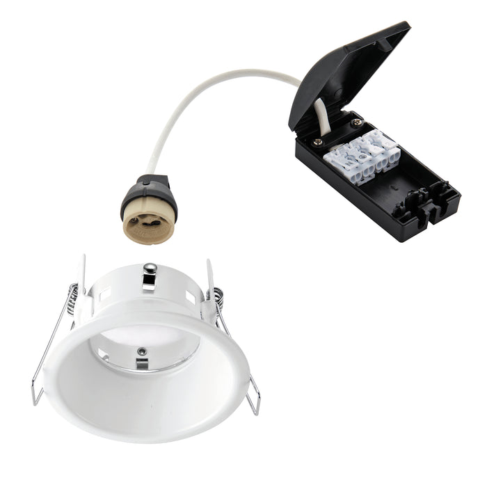 Saxby 80247 Speculo Anti-Glare LED Downlight IP65 50W  Matt White Finish, Waterproof & Energy Efficient