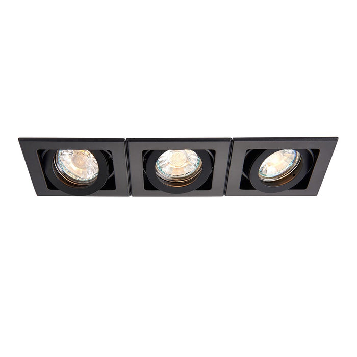 Saxby 94797 Xeno Triple (3-light) Spotlight 7W - Matt Black