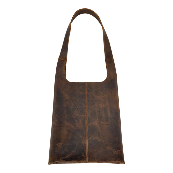 Stylish Shoulder Bag for Laptop by Hide & Drink made from full grain leather, perfect for MacBook Air/Pro, 13 Inch with M1 Chip. This artisan handmade messenger bag features small batch production, hand cut and sewn craftsmanship, and is fire branded. Ideal as a travel bag, showcasing the quality and durability of leather, crafted in La Antigua Guatemala & Oaxaca Mexico.