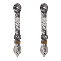 Set of 2 Single-Ply Spur Straps for Cowboy Boots by Western Leather Works. These Spur Straps (2 Pack) are crafted from hair-on-hide full grain leather, perfect for horse rides and other equestrian accessories. Handmade in La Antigua Guatemala & Oaxaca Mexico.