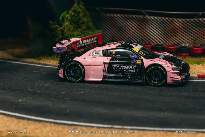 Tarmac Works 1:43 LMS GT3 R8 evo II Macau GT Cup FIA GT World Cup 2024 Die-Cast Car Model Miniature Gifts