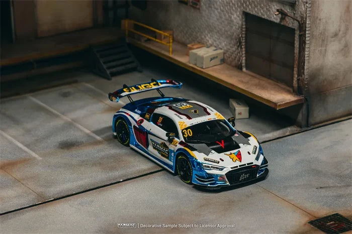 Tarmac Works 1:43 LMS GT3 R8 evo II Macau GT Cup FIA GT World Cup 2024 Die-Cast Car Model Miniature Gifts
