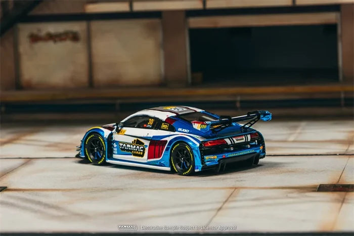 Tarmac Works 1:43 LMS GT3 R8 evo II Macau GT Cup FIA GT World Cup 2024 Die-Cast Car Model Miniature Gifts