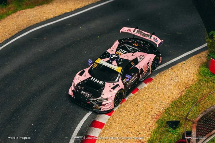 Tarmac Works 1:43 LMS GT3 R8 evo II Macau GT Cup FIA GT World Cup 2024 Die-Cast Car Model Miniature Gifts