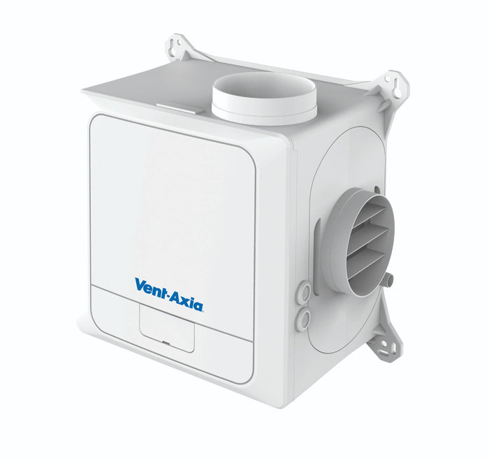 Vent-Axia Multi Vent MVDC-MSH Centralised Mechanical Extract Ventilation (MEV) Unit (443298) - Black Finish