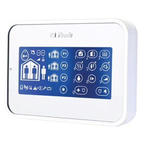 Visonic KP-160N B PG2 PowerG Wireless 2-Way Keypad & Proximity Tag - White