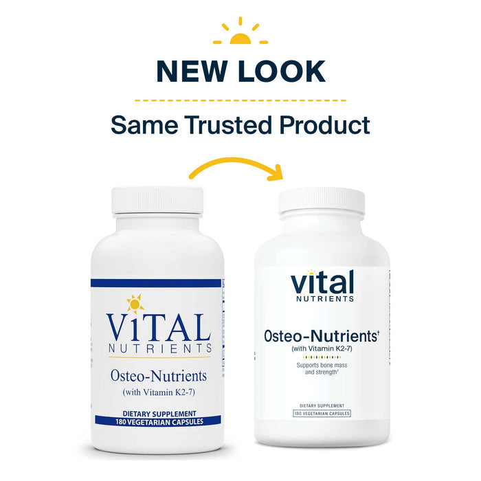 Vital Nutrients Osteo-Nutrients (with Vitamin K2-7) New Look