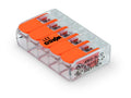 Wago 4mm Splicing 5-Way Compact Connector with Levers  (221-415) - Box of 25