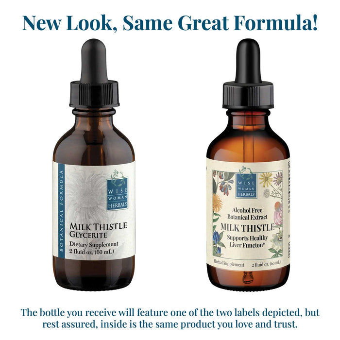 Wise Woman Herbals Milk Thistle (Formerly Milk Thistle Glycerite) New Look