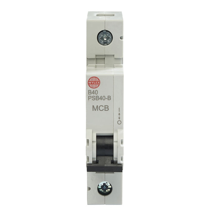 Wylex Legacy PSB40-B 40A, B-Type Single Pole MCB