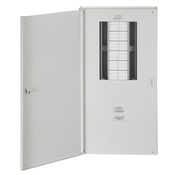 Wylex NHTN12MR 12-Way 125A Surface 3-Pole + Neutral Distribution Board (Now NHTN12L)
