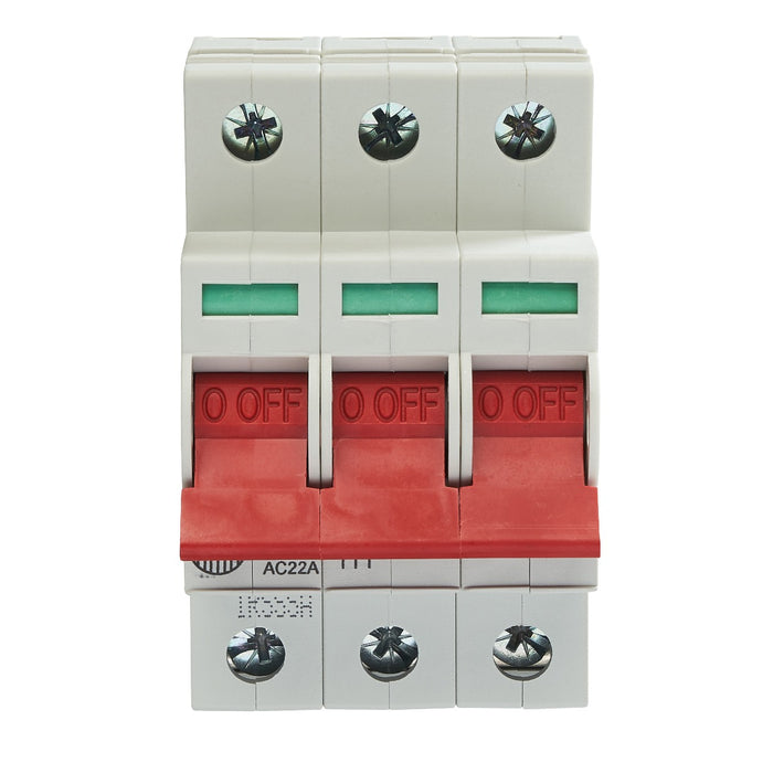 Wylex WS123 125A Three-Pole Switch Disconnector